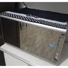 Pano para micro-ondas e forno elétrico com laço