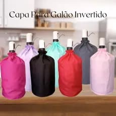 Capa para Galão de água 20L Invertido Cores lisas.