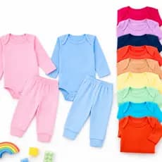 Conjunto Bebê 2 Peças Body Manga Longa + Calça Confortável RN ao 3 Anos