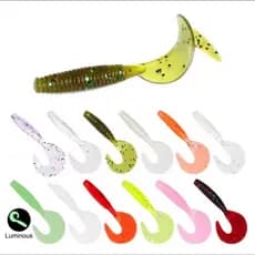 Isca Artificial Shad Silicone 4cm ultra light 12/ 24/ 36/ 48 unidades