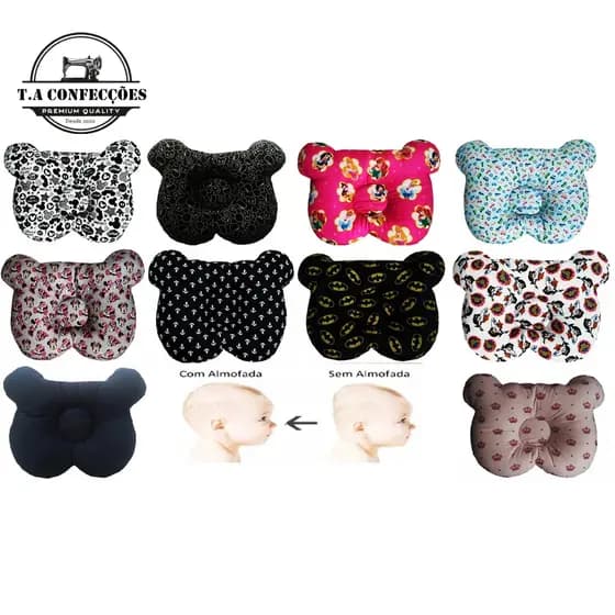 Travesseiro Bebê Anatomic Prevenção /tratamento Cabeça Chata