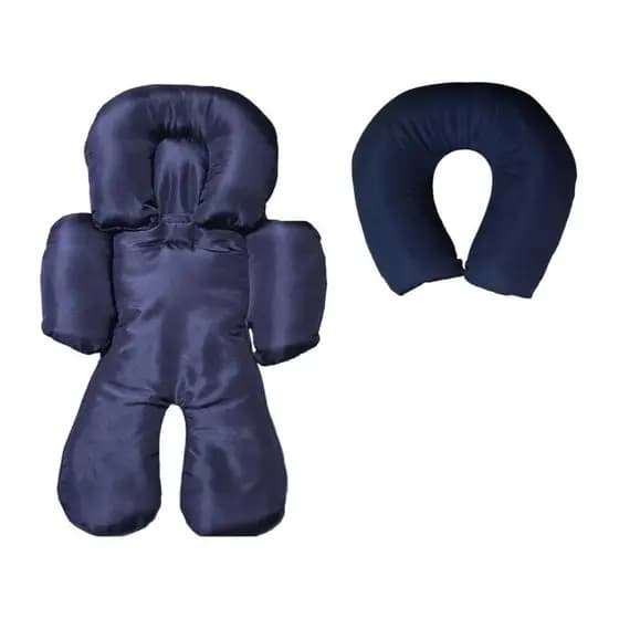 Kit Almofada Redutora De Bebe Conforto + Almofada De Pescoço para viagem