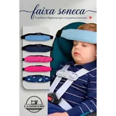 Faixa Soneca / Suporte Cabeça Infantil Para Cadeirinha no Carro!