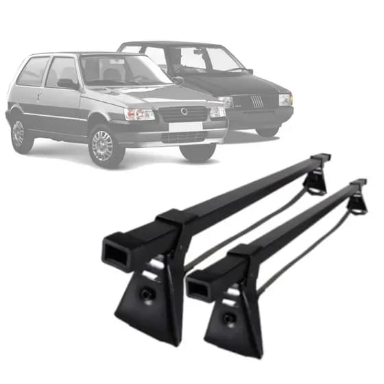 Rack De Teto Bagageiro Aço Fiat Uno 2 Portas 1986 A 2014 Steel Racks