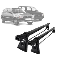 Rack De Teto Bagageiro Aço Fiat Uno 2 Portas 1986 A 2014 Steel Racks