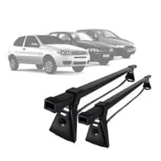 Rack Bagageiro de Teto Aço Fiat Palio Fire 2 Portas 1997 A 2016 Reforçado 60 KG Steel Racks