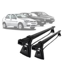Rack Bagageiro de Teto Aço Fiat Palio Fire 4 Portas 1996 A 2016 Reforçado 60 KG Steel Racks