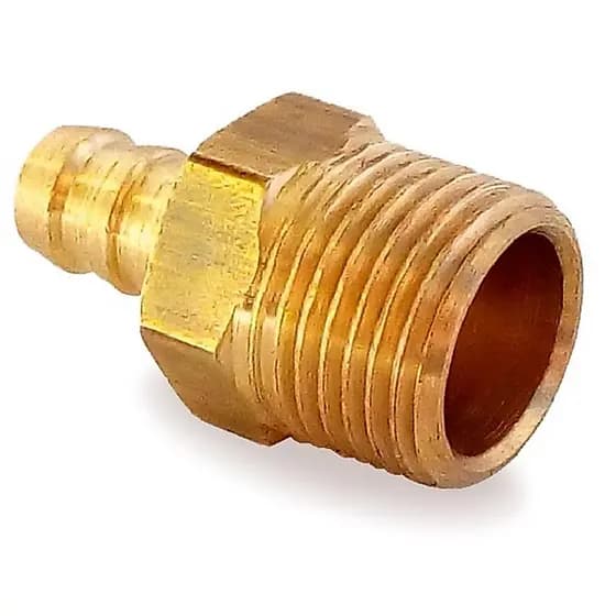 Adaptador Tipo Espigão Macho Gás De Botijão Ou Fogão De Embutir Latão