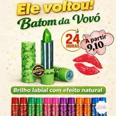 Batom Mágico com Duração de 24 horas - Famoso Batom da Vovó