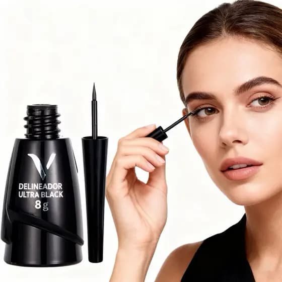 Delineador Ultra Black – Vivai Delineador Super Black Vivai a Prova D'Água Longa Duração