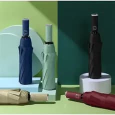 Guarda-chuva guarda-chuva dobrável totalmente automático protetor solar anti-ultravioleta guarda-chuva guarda-sol de uso duplo para homens e mulheres