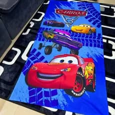 Toalha Infantil Banho Praia Algodão Grande Personagem Carros