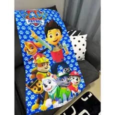 Toalha Infantil Banho Praia Algodão Azul Patrulha Canina