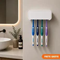 Suporte Escova porta escova de Dente sem furo ja vai com fita dupla face extra forte