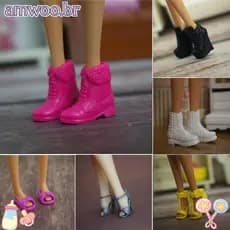 AMWOO Sapatos De Salto Alto , Boneca Originais De Qualidade 1/6 , 30cm 20 Estilos De Casuais Para Bonecas , Acessórios