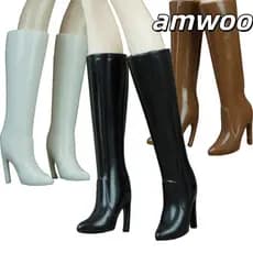 AMWOO Botas De Boneca Masculinas/Femininas , Sapatos Multiestilos Fashion 1/6 Para Bonecas Casuais De Plástico