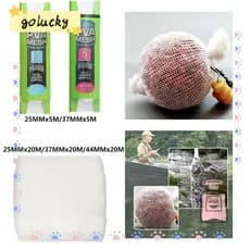 GOLUCKY 5M/20M 25/37/44MM PVA Isca Malha Ferramentas De Pesca Saco Solúvel Em Água