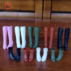 Sapatos De Boneca LILACUVOE , Botas Femininas De Plástico , Para Bonecas 1/6 BJD 30 Cm Cabem Na Altura Do Pé , De 2