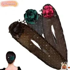 Tiara Feminina Com Laço De Fio MAGICO , Modelador De Cabelo Preguiçoso Rolo , Artefato De Ondulação