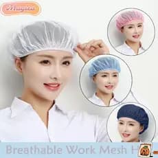 Chapéu De Chef MAGICO , Trabalho De Malha De Redes De Cabelo Para Uso , Boné Sanitário Respirável Serviço De Alimentação
