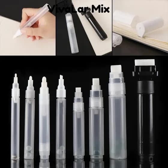 ORIGINALSTORE1 Refillable ink Stationery Plastic Barrels Tube Repeatable Use Graffiti Pens Paint Pen Accessories