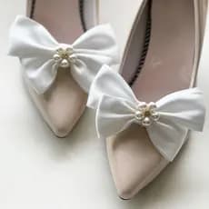 NARCISSUS 2 Peças De Clipes Para Sapatos DIY Artesanato Amuletos Removíveis Laço