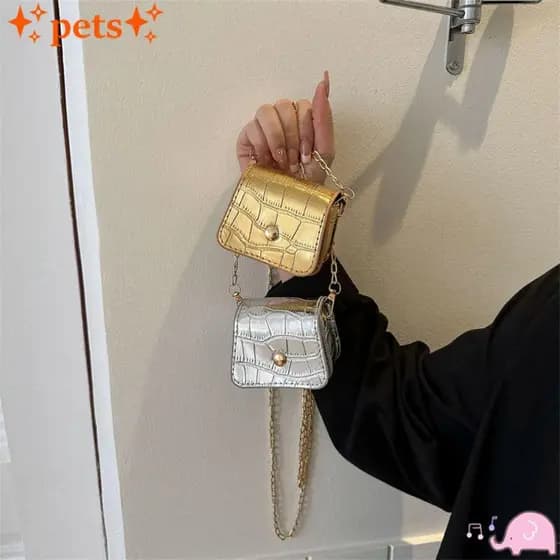PETS1 Bolsa De Ombro , Mini Bolsas Crossbody Versáteis , Batom Bonito PU Simplicidade Corrente
