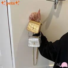 PETS1 Bolsa De Ombro , Mini Bolsas Crossbody Versáteis , Batom Bonito PU Simplicidade Corrente