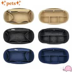 PETS1 Para Bolsa De Inserção De Longchamp , Forro Feltro De Organização , Organizador Armazenamento Portátil