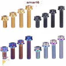 Parafusos De Liga De Titânio Inteligente , Parafuso M6 GR5 , Torx De 10/15/20/25/30 Mm