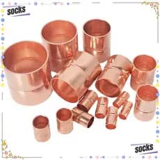 Meias 10 Peças De Encaixe De Tubo , Conector De Solda De Soquete De Alimentação Final , Acoplamento De Cobre Condutor Té