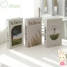 Ornamento De Livros Falsos Do Tempo , Livro Decorativo Dobrável Adereço Da Fotografia Simulação Exposição Prateleira