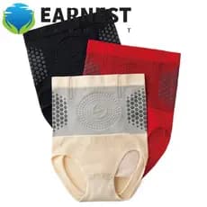 EARNEST Bodyshape Briefs , Shapewear Lift Nádegas Cintura Alta Calcinha Modeladora Pós-Parto , Barriga Plana