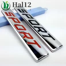 HALB 3D Adesivo De Carro Cool Sport Logo Moda Metal Badge Acessórios De Remontagem Automática