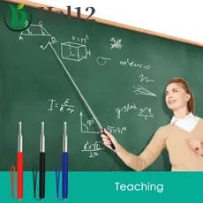 HALB Professores Ponteiro Vara Papelaria Material Escolar Telescópico Retrátil Profissional