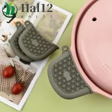 HALB Pan Alça Capa , Clipe De Orelha De Pote Anti-Queimadura De Silicone , Caçarola De Suporte De Panela Espessada Antid