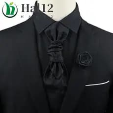 HALB Gravatas Florais , Jacquard , Roupa De Pescoço Para Noivo , Acessórios De Ascots , Gola , Gravata Formal De Negócio