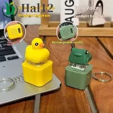 Chaveiro De Pato Sapo Assado HALB , Brinquedo Recarregável De Com Botão Na Ponta Do Dedo , Interruptor De Teclado