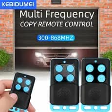 2 Pçs 300-868Mhz RF Controle Remoto Cópia Automática Código Fixo 433mhz 315Mhz Sem Fio Para Portão Porta De Garagem