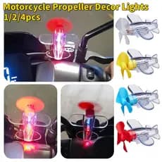 Carro Motocicleta Energia Eólica Pequena Aeronave Bicicleta Elétrica Mini Avião Giratório Luz LED Estilo Do Ornamentos C