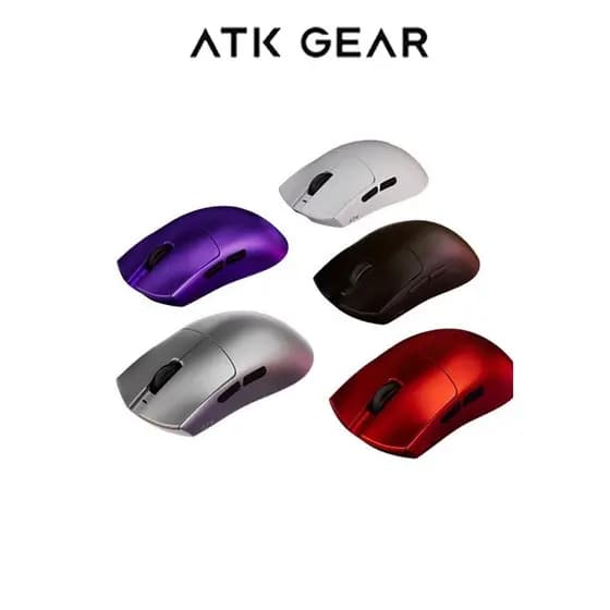 ATK GEAR Liekong X1V2 mouse Ergonômico Para Jogos De Três Modos , Médio E Grande Mão