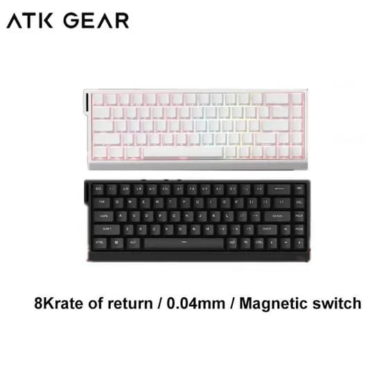 FGG MAD 68 HE Interruptor Magnético Para Esportes Eletrônicos Com Fio , Teclado Mecânico hot swappable De 68 Teclas