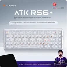 Teclado Mecânico Com Fio Interruptor Magnético ATK GEAR RS6 +