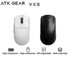 VXE Libélula R1 SE Jogo De Mouse Sem Fio De Três Modos PAW3395 Leve