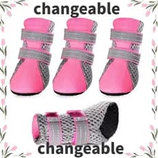 Botas De Chuva Mutáveis , Sapatos Impermeáveis Para Cães De Estimação Com Alça Ajustável , Meias Cachorro Fundo Macio