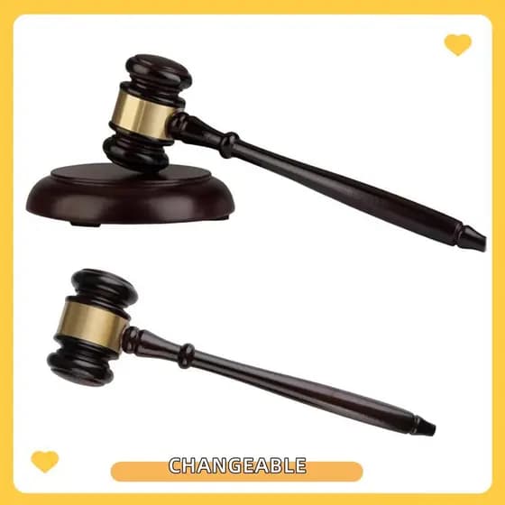 Martelos De Juiz Mutáveis , Ferramentas Manuais De Som , Martelo Delicado Artesanal , Para Advogado