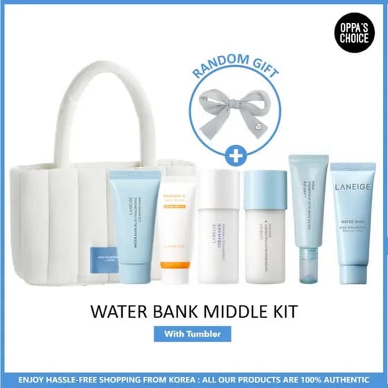 [LIMITED] LANEIGE WATER BANK MIDLE KIT With  RANDOM GIFT