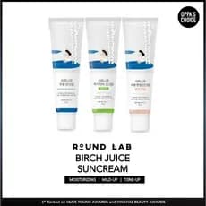 [Pronto Para Enviar] 🇰🇷 ROUND LAB BIRCH JUICE Hidratante SUNCREAM 50ML Fps50 + PA + (Original/Suave/Tonificante)