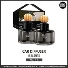 HETRAS PREMIUM CAR DIFFUSER SET 77ml*2 Aromatizador de Carro Kit Presente