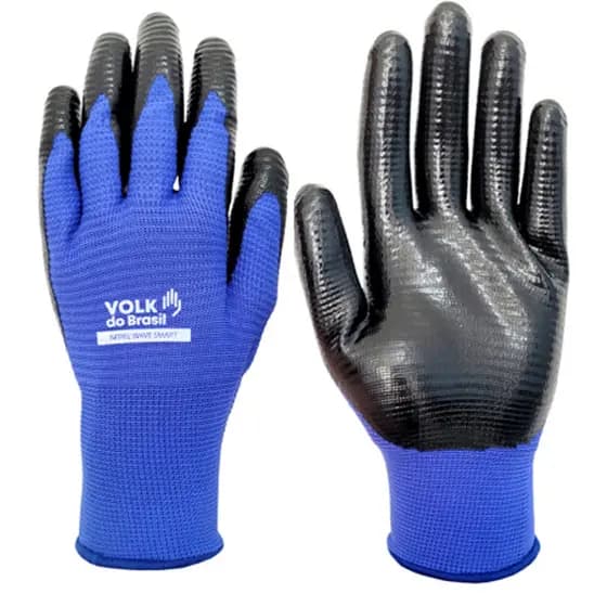 Luva Multitato Nitrílica Nitril Wave Smart Latex Nitrilico Luva para Mecânico - Volk